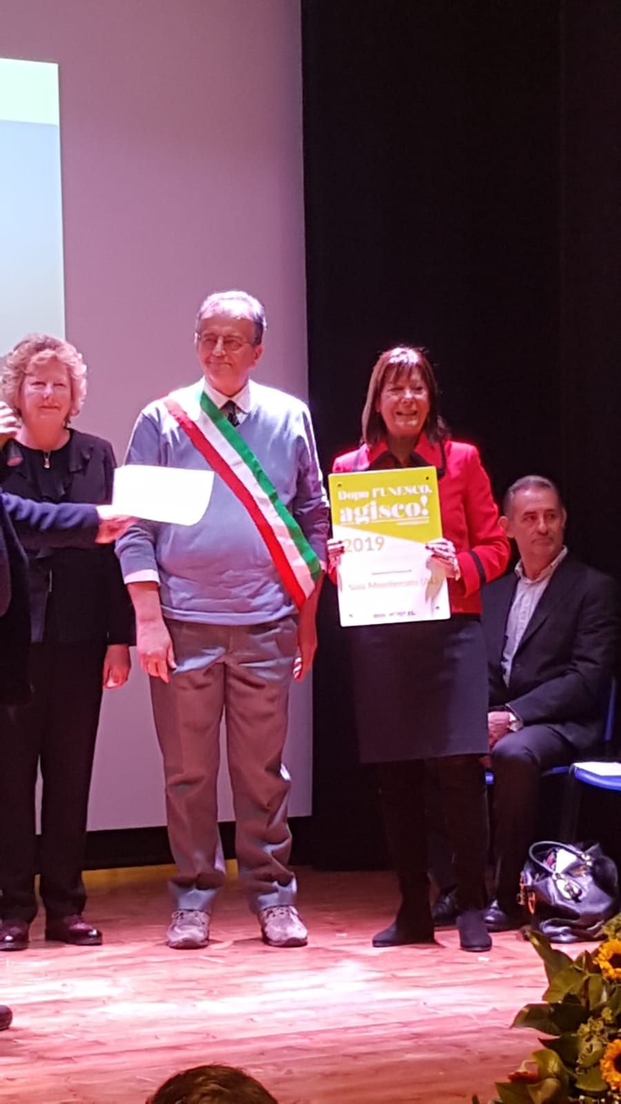 Io Agisco premiazione primo classificato 