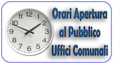 Nuovo orario uffici comunali
